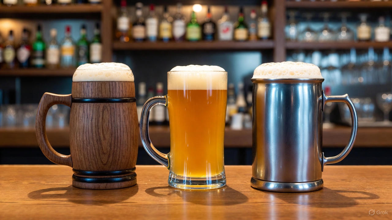 Quels sont les différents types de chopes à bière ?