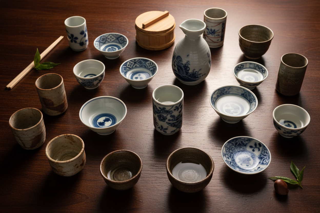 Verre sake nu origine