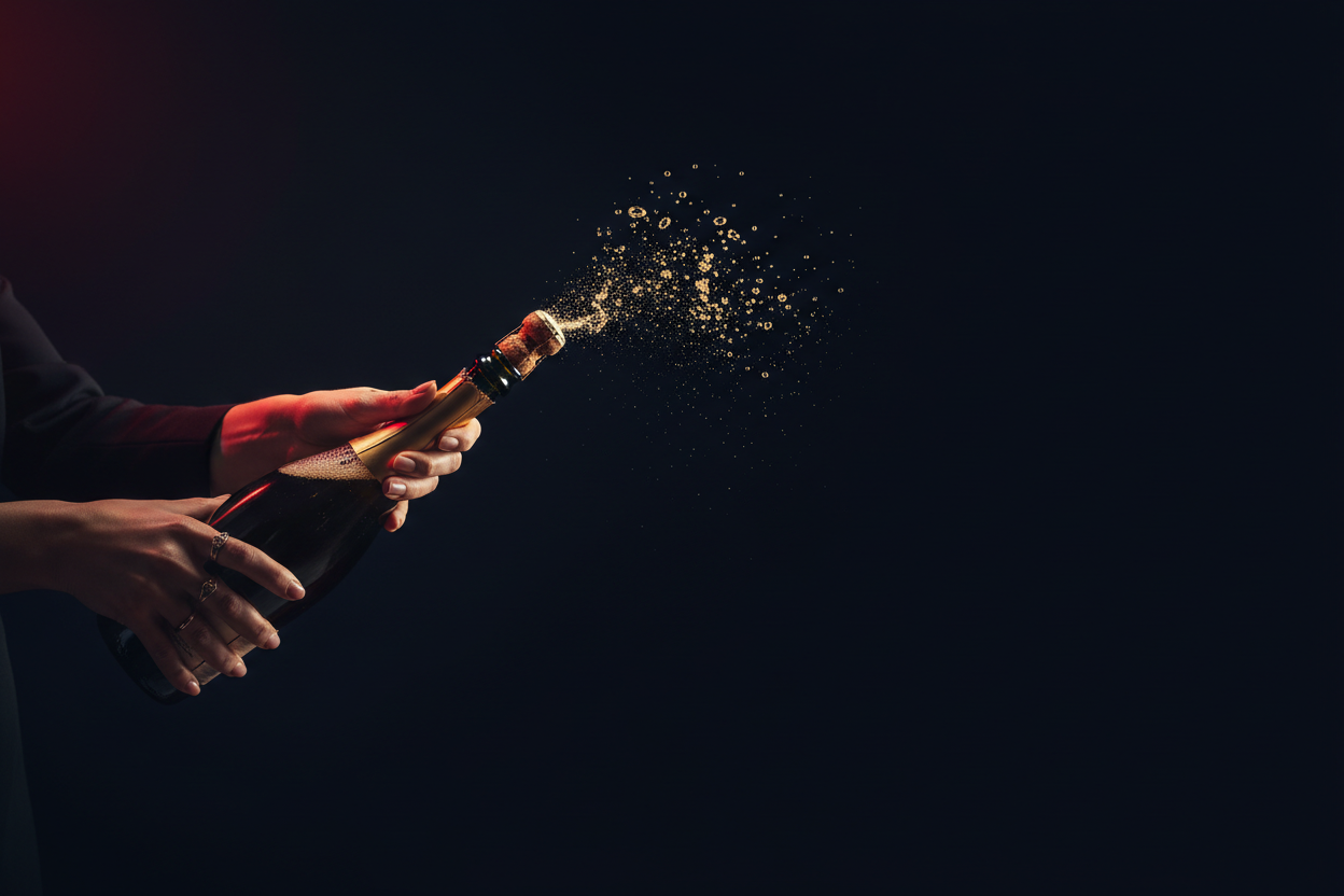 Comment ouvrir une bouteille de champagne ?
