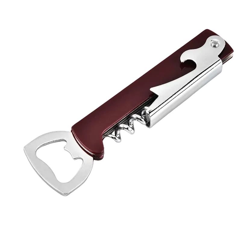 Tire-bouchon limonadier serveur rouge foncé