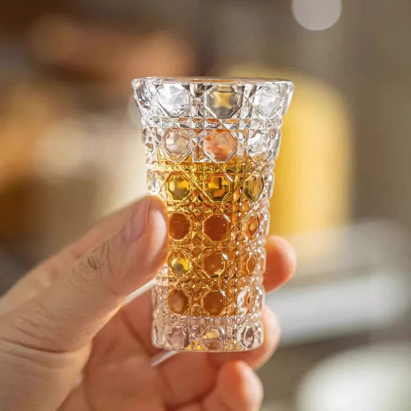 Les détails du verre à shooter