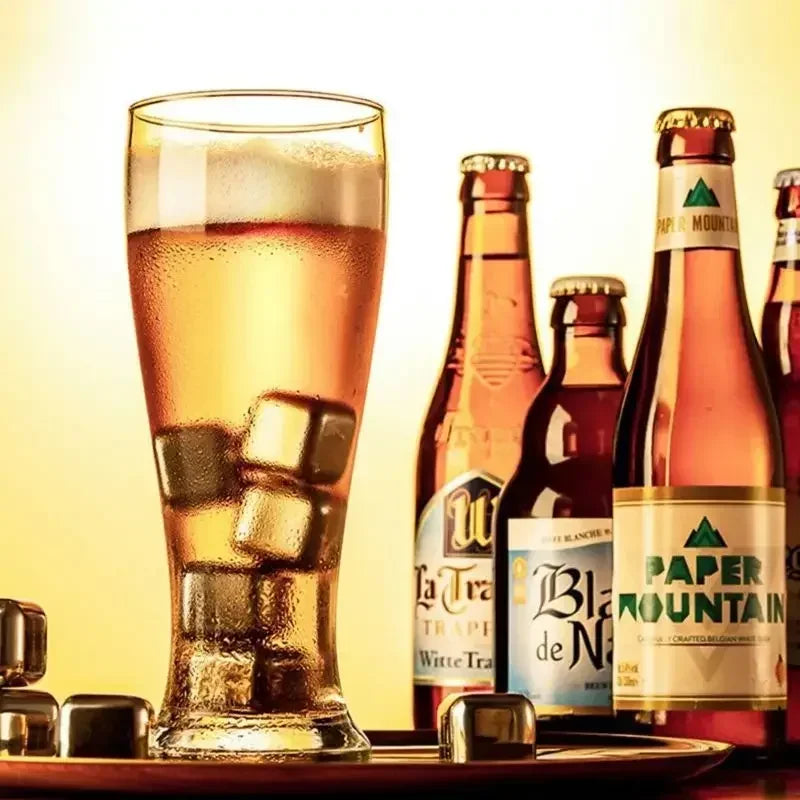 Les détails du verre à bière corona