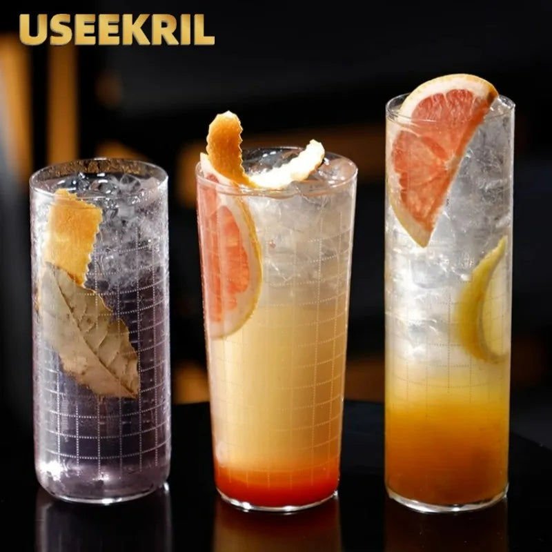 Trois verres conique pour long drink