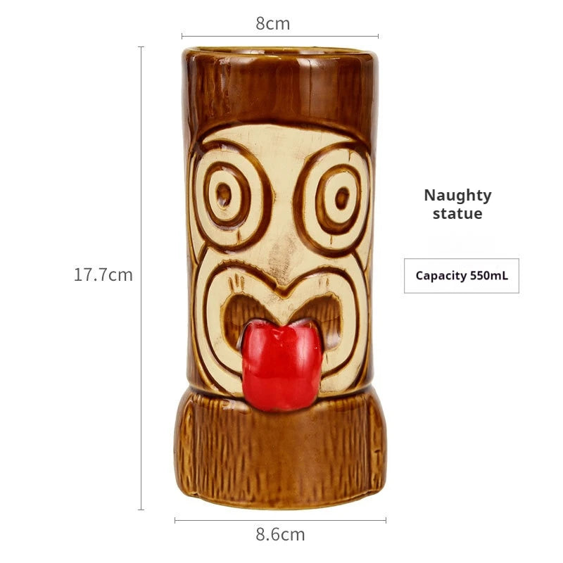 Un verre tiki qui te sort la langue