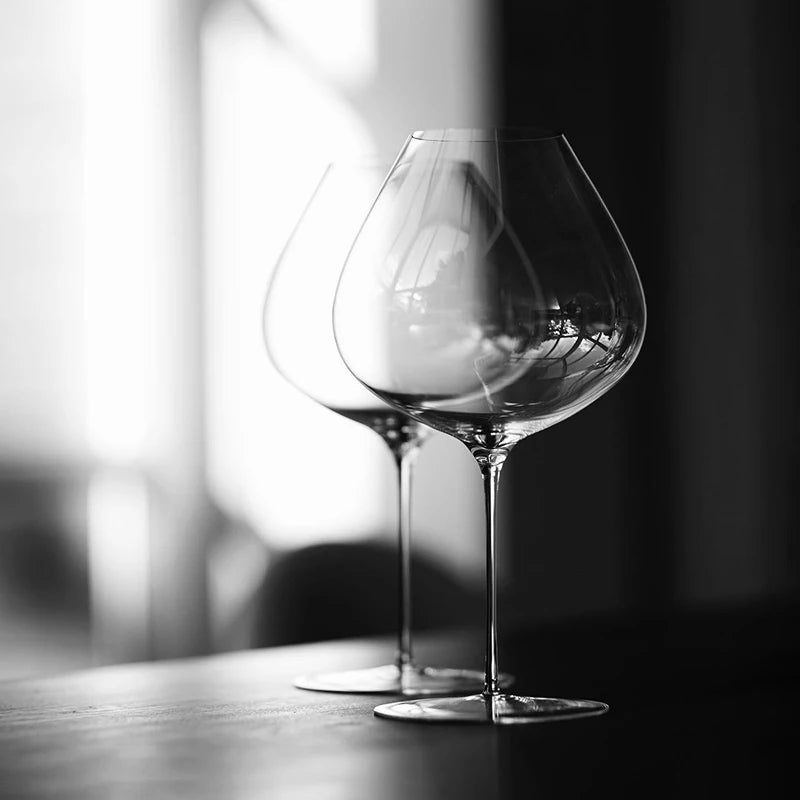 Verre tulipe Bourgogne de profil