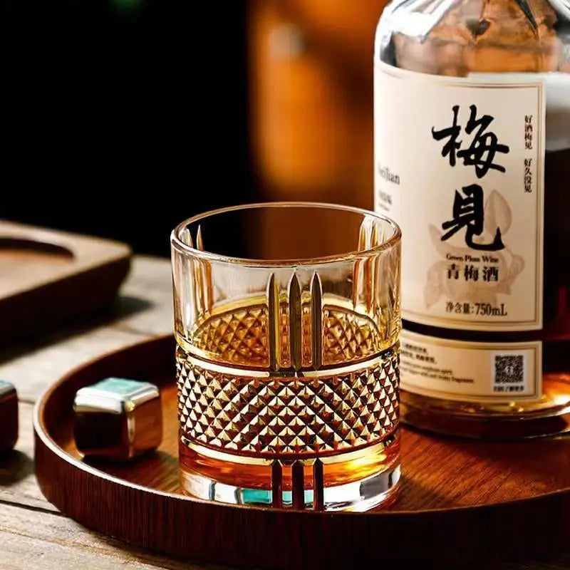zoom sur le verre à whisky