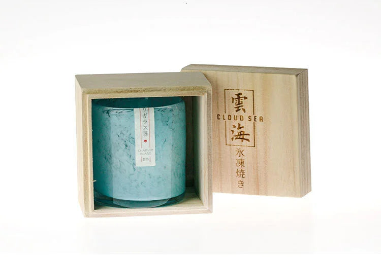 Verre à whisky japonais dans boite en bois