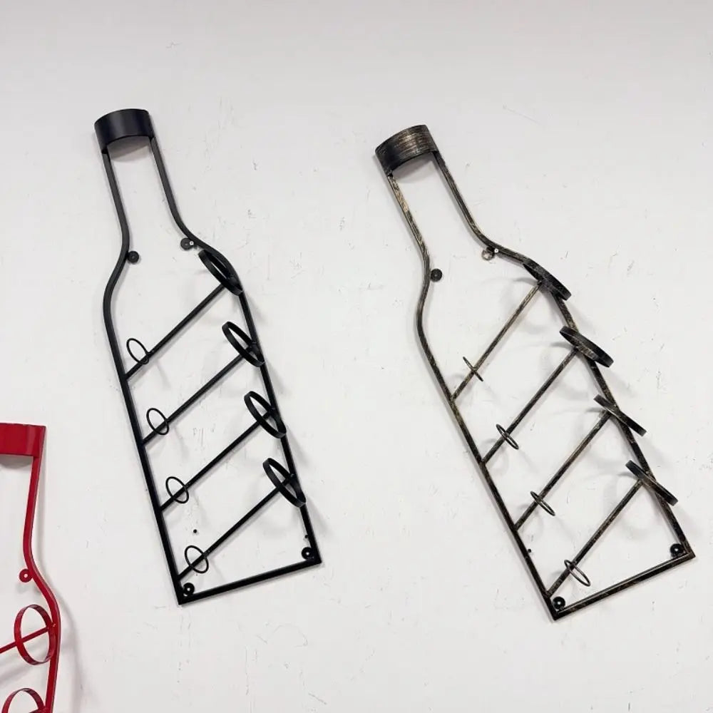 deux portes bouteilles mural