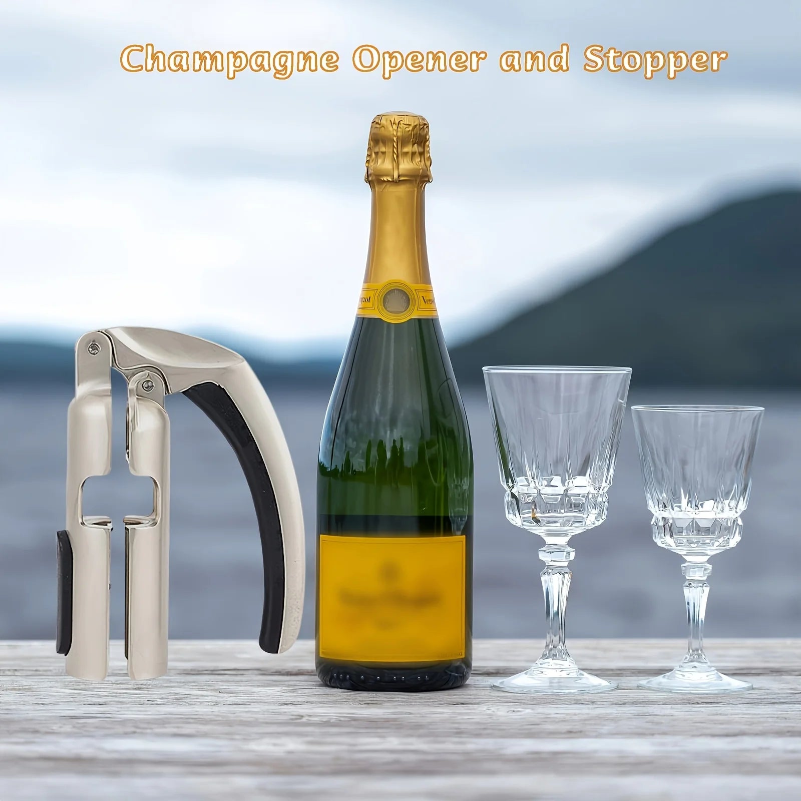 Tire-bouchon champagne extracteur liège mousseux