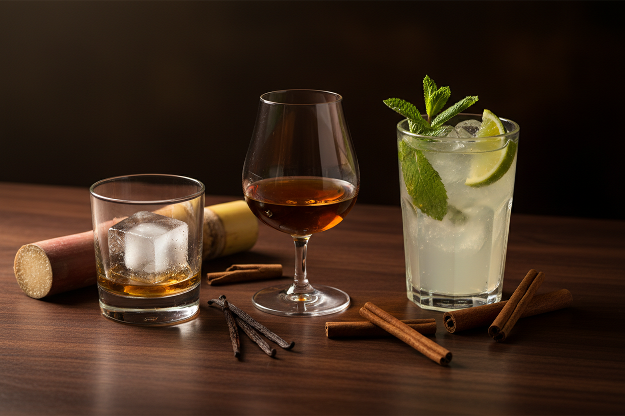 Dans quel verre boire du rhum ?