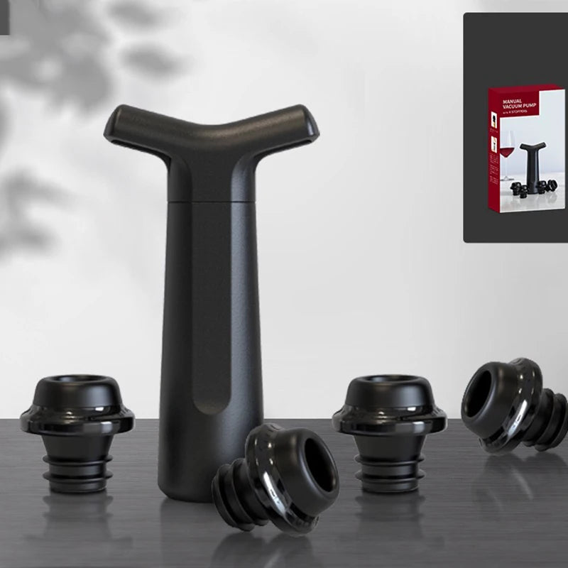 Pompe bouchon vide d'air vin