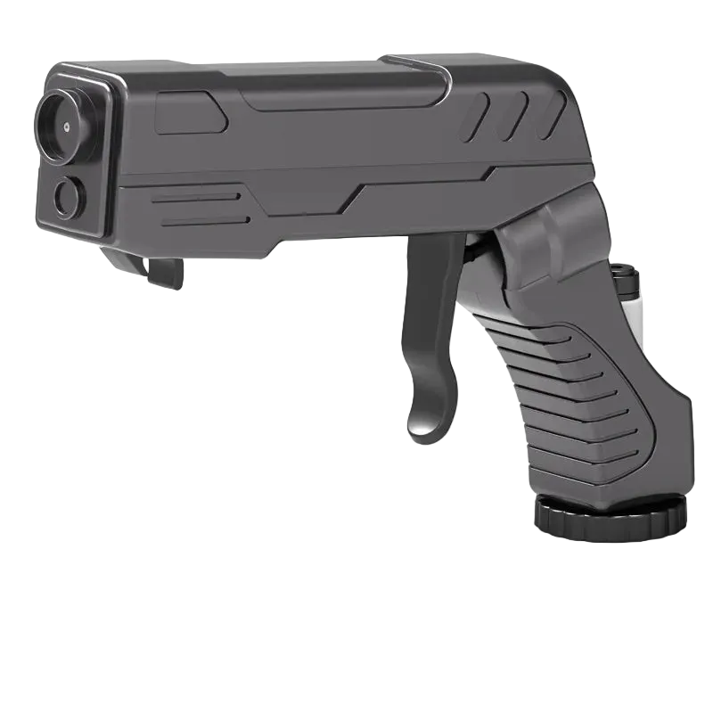 Champagne gun violet originalité détail construction