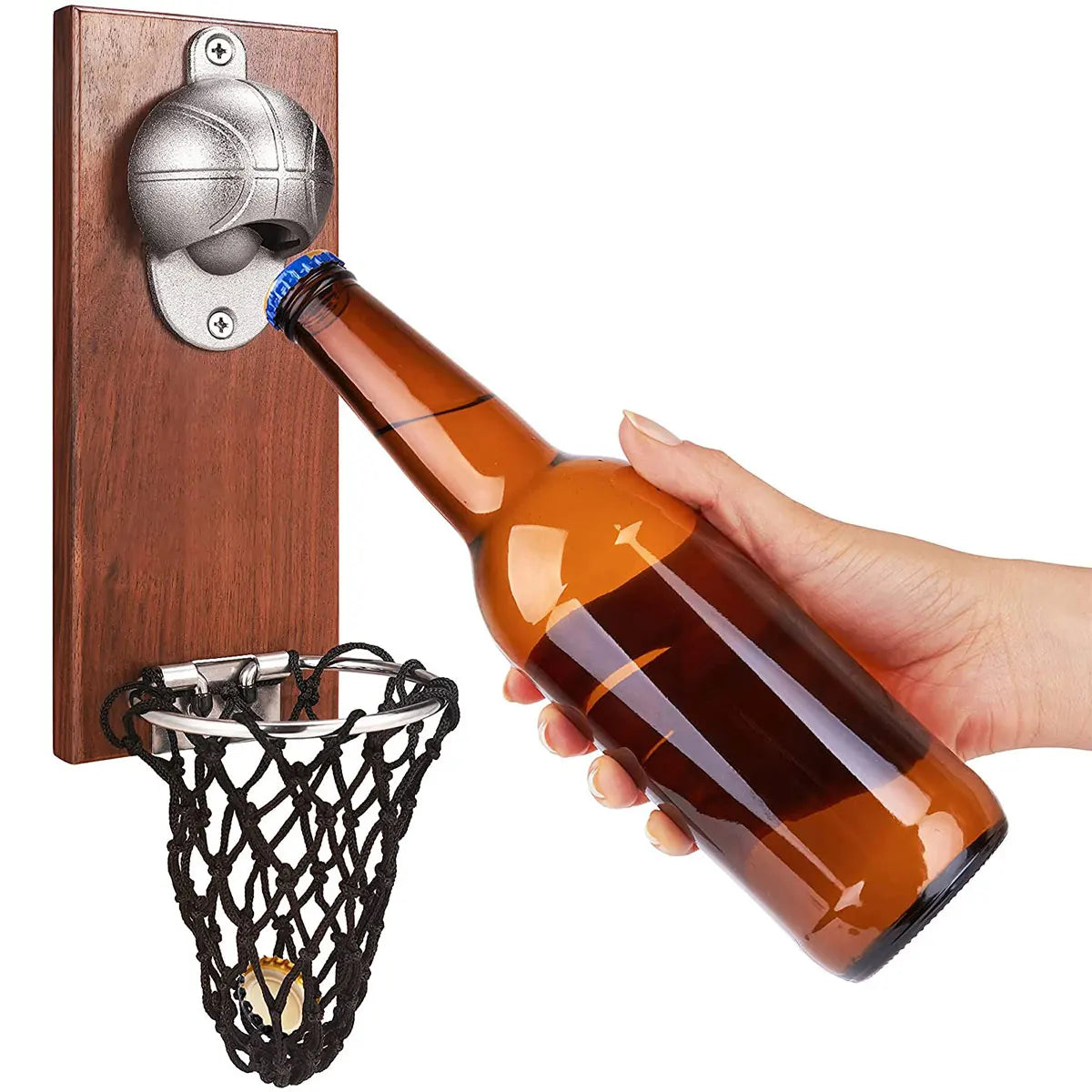 Notice de fonctionnement du décapsuleur mural basketball