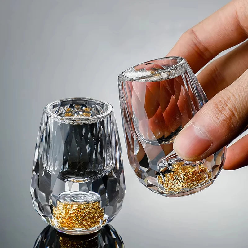 Deux verres shooter de style japonais