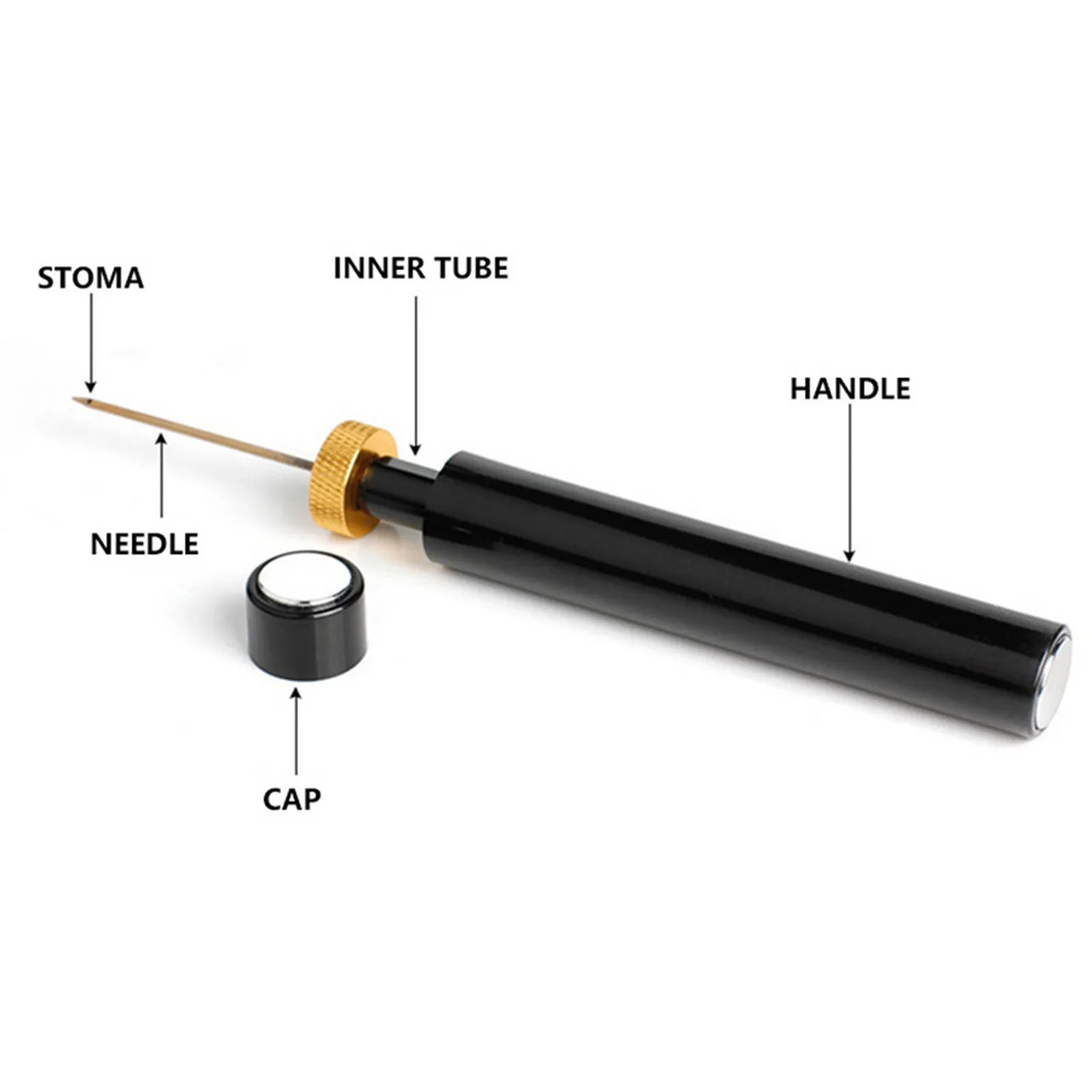 Les détails du Le tire-bouchon à air comprimé