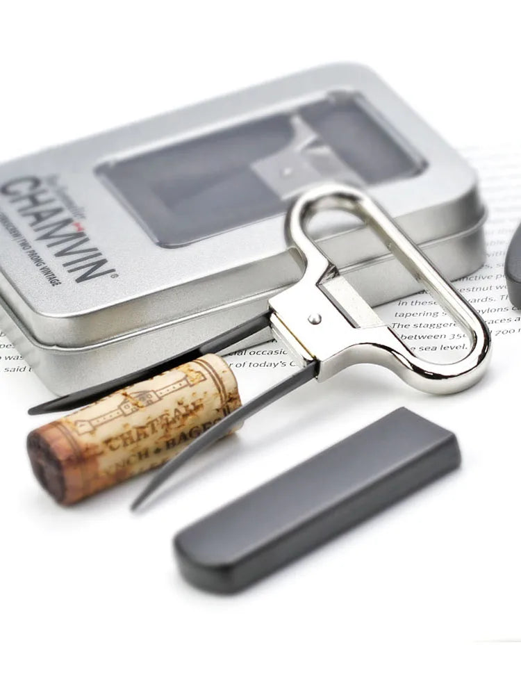 Tire-bouchon bilame avec sont coffret