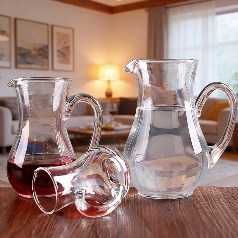 trois pichets pour vin vide