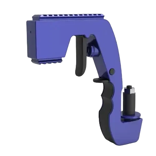Pistolet à bière bleu violet universel