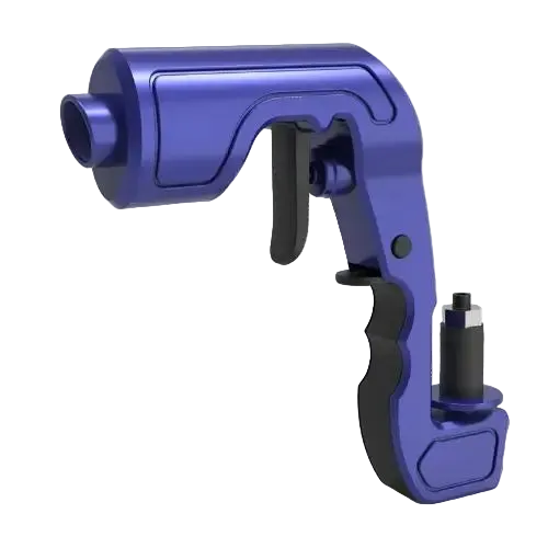 Pistolet à bière bleu violet festif universel