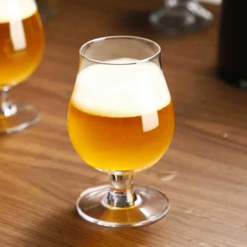 Zoom sur le verre à bière copita