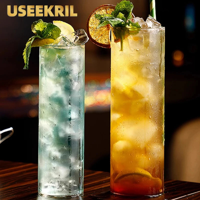 Deux verres long drink pour cocktail
