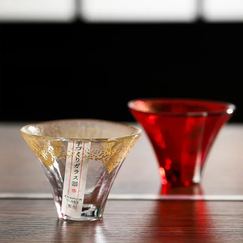 Deux verre à sake mont fuji