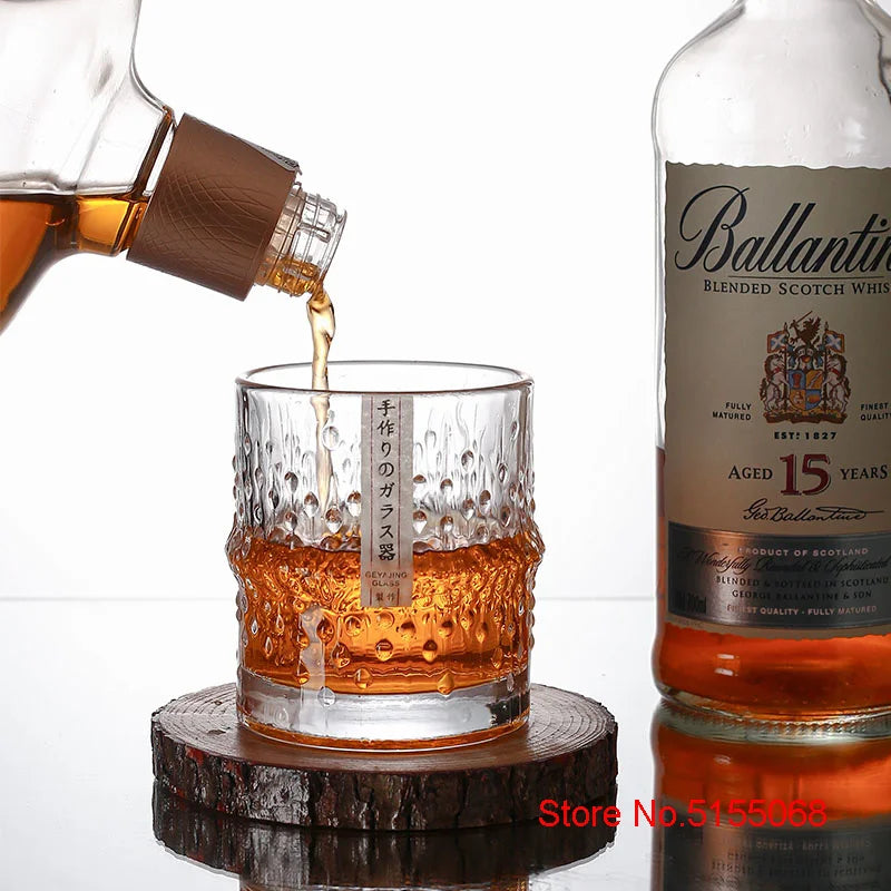 Verre à whisky bambou et whisky