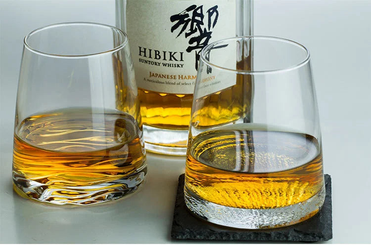 Deux verres à whisky japonais Kiriko