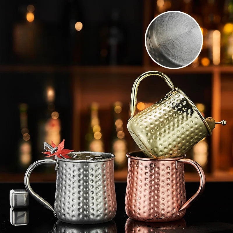 Les détails du verre moscow mule